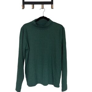 St John’s Bay green mock neck turtleneck